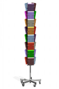 Kaartenmolen met 24 verticale vakken 