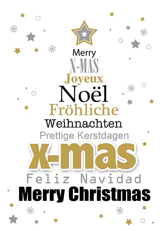 Internationale kerstkaarten online bestellen?