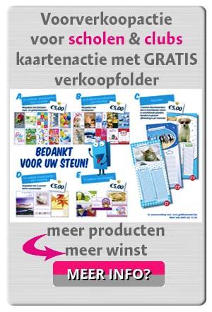 Voorverkoopactie voor scholen en clubs