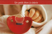 Franstalige Geboortekaart: Un petit être à chérir