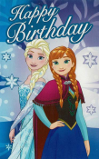 Happy Birthday kaart met Disney-Prinsessen