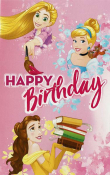 Verjaardagskaart met en voor Prinsessen 