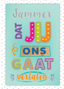 Grote kleurige verlaten kaart