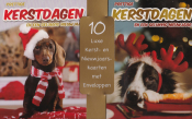 Kers en Nieuwjaar met twee hondjes