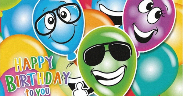Marxisme Embryo Brein Verjaardagskaart ballonnen met gezichten