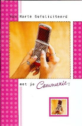 Van harte gefeliciteerd met je communie