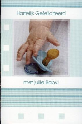 Hartelijk gefeliciteerd met jullie baby