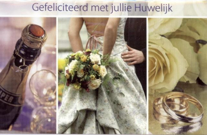 Gefeliciteerd met jullie huwelijk!
