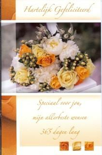 Hartelijk gefeliciteerd! Speciaal voor jou, mijn allerbeste wensen 365 dagen lang