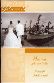 Getrouwd! Heel veel geluk en liefde. Hartelijk gefeliciteerd!