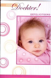 Een dochter! Gefeliciteerd!