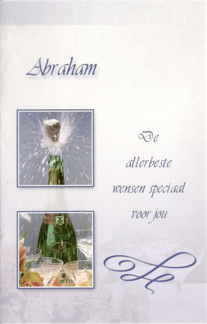 Abraham, de allerbeste wensen speciaal voor jou