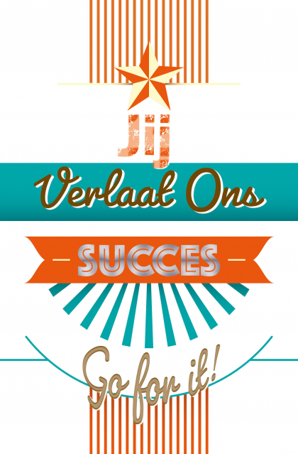 Abstracte Succes Tekstkaart 