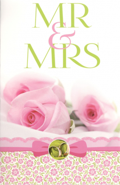 bruiloftkaart MR, MRS