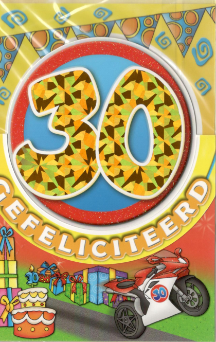 verjaardagskaart 30 jaar