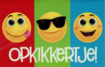 Een opkikker met smileys