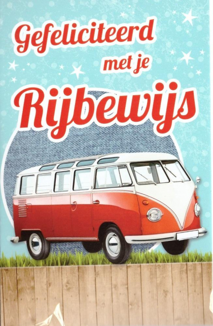 Gefeliciteerd met je rijbewijs!