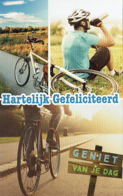 Hartelijk gefeliciteerd kaart voor een sportieve jarige