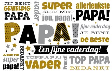 Jij bent geweldig papa Een fijne Vaderdag! Jij bent een super papa!