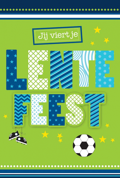 Jij viert je lentefeest (jongens)