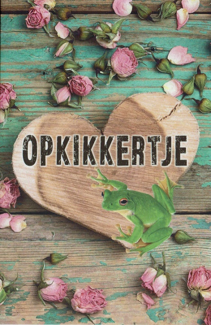 kaart Opkikkertje met een hartje