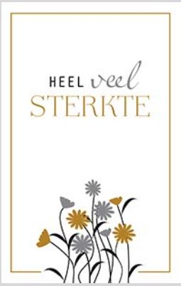 Kaartje met heel veel sterkte op 