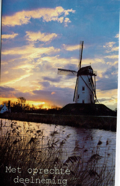 Rouwkaart windmolen