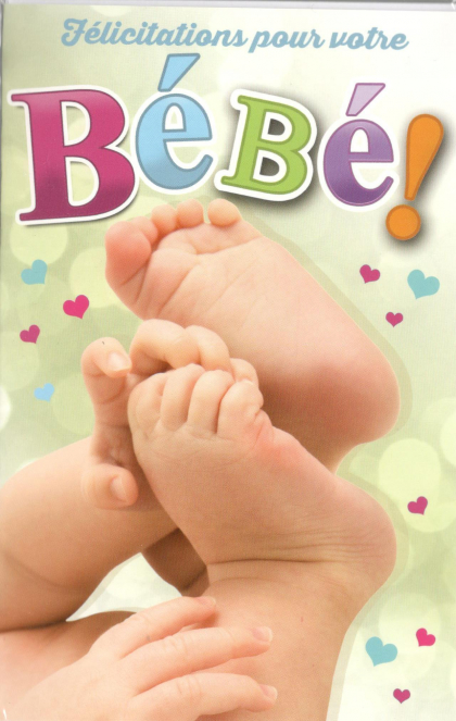 Felicitations pour votre baby