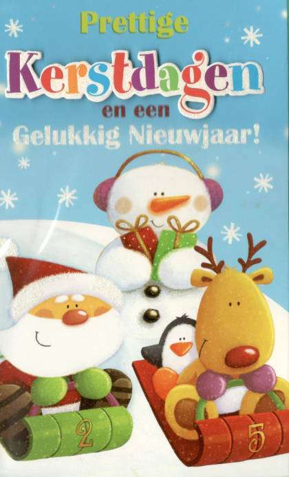 Leuke kerstkaart voor jong en oud