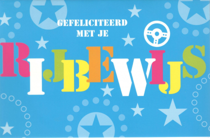  kaartje "rijbewijs"