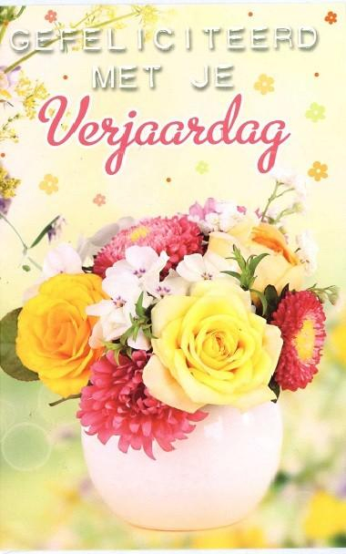 Verjaardagskaartje gefeliciteerd met je verjaardag