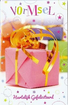Vormsel... hartelijk gefeliciteerd