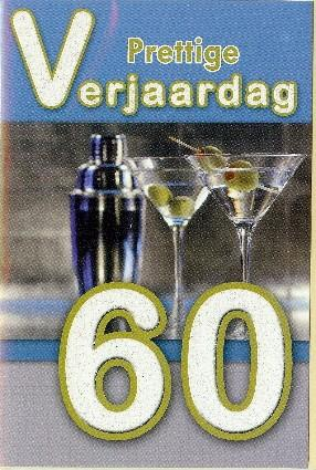 Verjaardagskaart 60 jaar