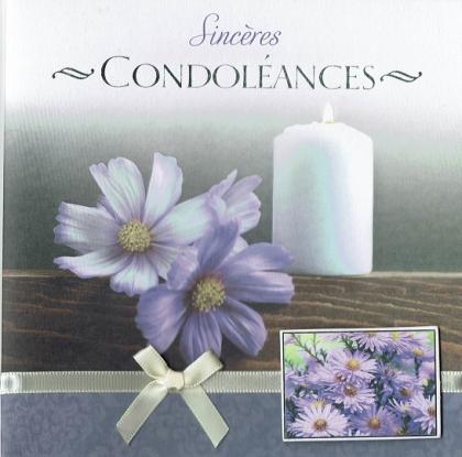 Sincères Condoleances