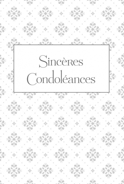 Sincères condoléances