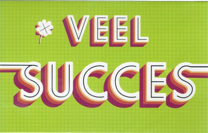 Veel succes kaart