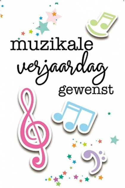 Verjaardagskaart muziek