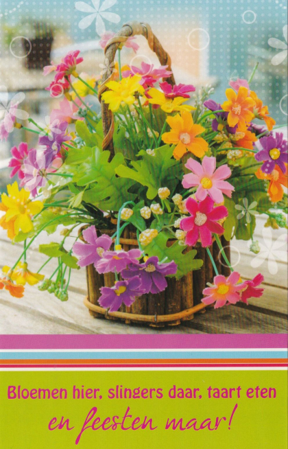 verjaardagskaart bloemen