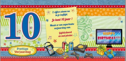 verjaardag 10 jaar