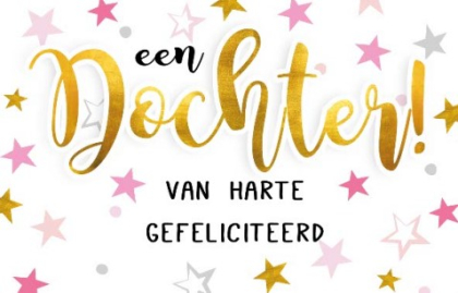 geboorte kaart meisje