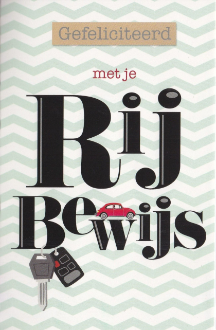 Rijbewijs wenskaart