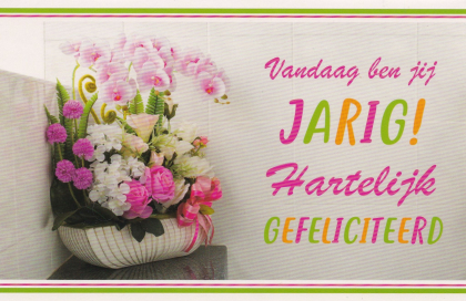 hartelijk gefeliciteerd bloemen