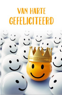 felicitatie kaart met emojis
