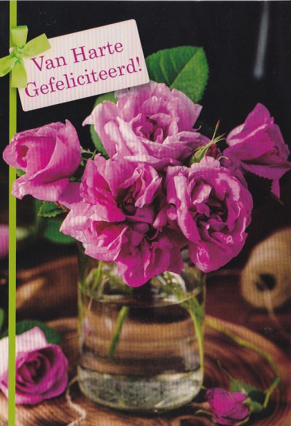 felicitatie kaarten met bloemen 