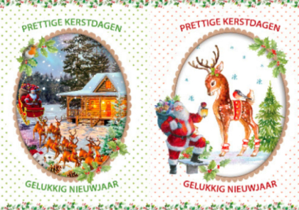 kerstkaarten rendieren