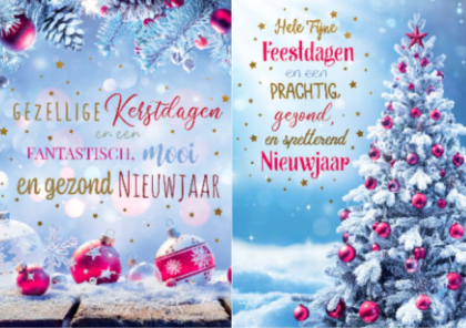 kerstkaarten met tekst