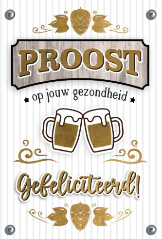 Proost op je gezondheid kaart