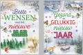 60 Nieuwjaar boxen met 10 Nieuwjaarskaarten incl enveloppen