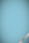 Blauw verloop met grijze diagonale streep rechtsonder.