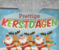 Prettige kerstdagen met honden en kerstmannen